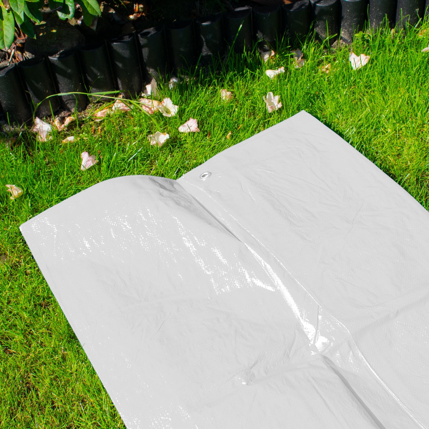 White M-Grade Tarpaulin 1.5m x 2m