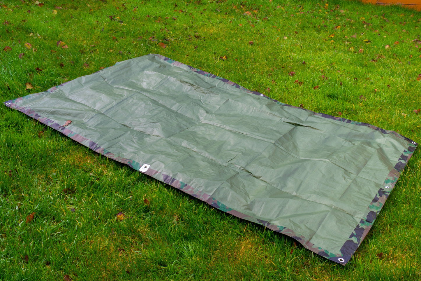 Camouflage M-Grade Tarpaulin 6m x 10m BRADAS