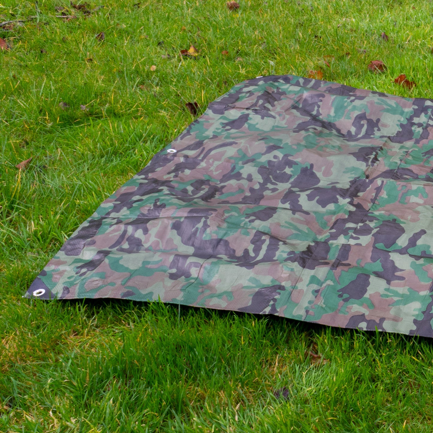 Camouflage M-Grade Tarpaulin 3m x 5m BRADAS