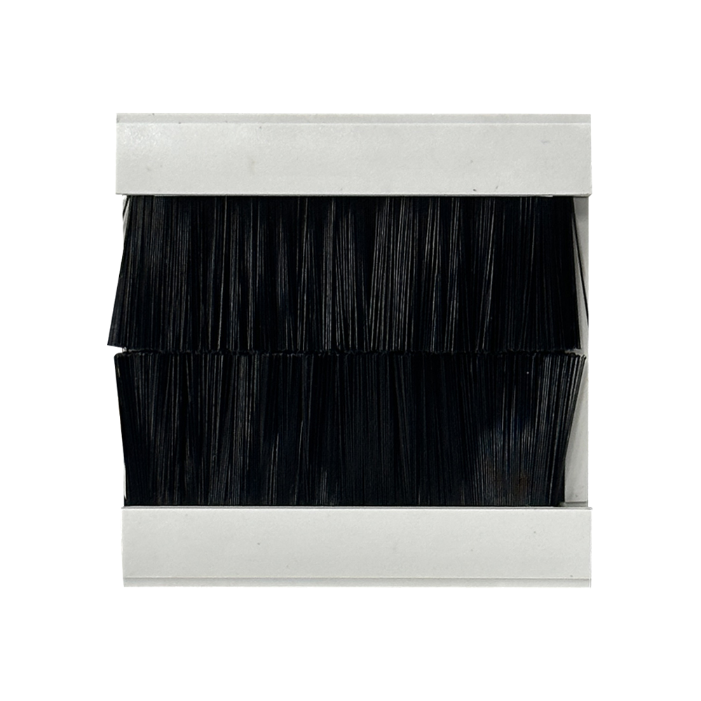 Caradok 50 X 50 Brush Plate White Surround Black Brushes