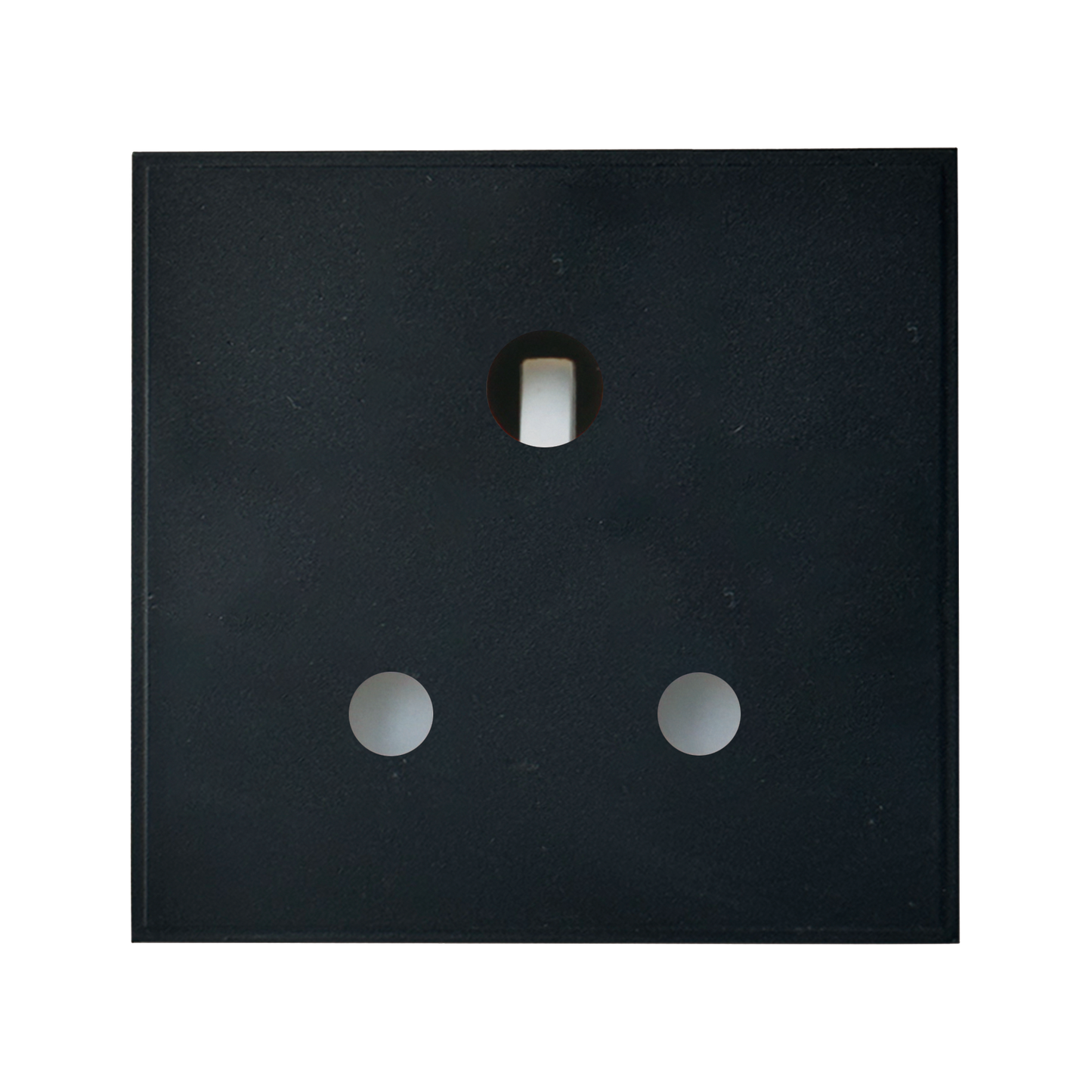 Caradok 5A Socket Round Pin 50x50, Black