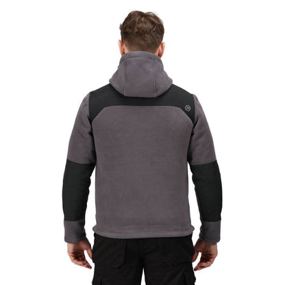 Regatta TRF664 Garrison Hooded Jacket Iron/Black XL