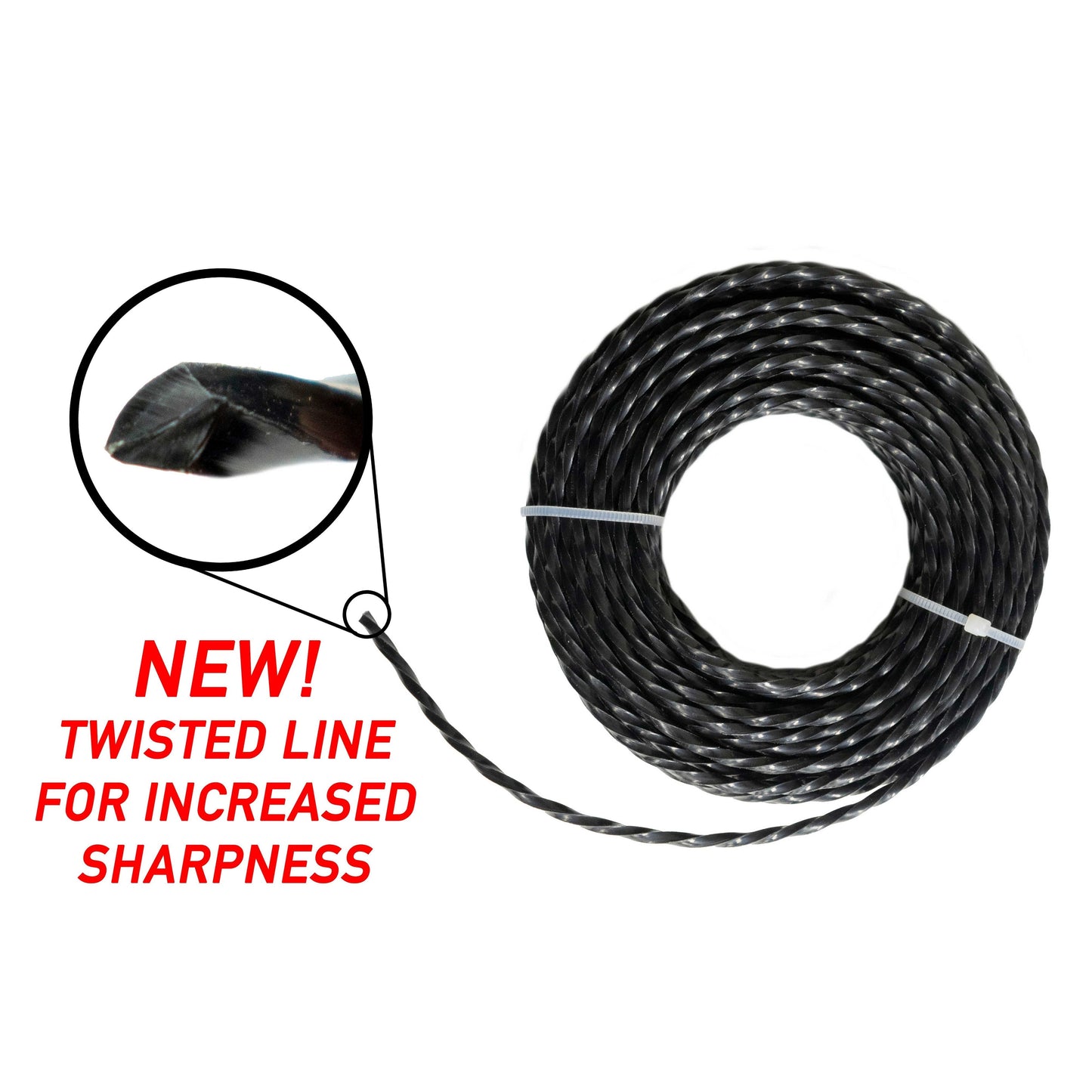 Strimmer Line Black Twist 1.6mm x 15m