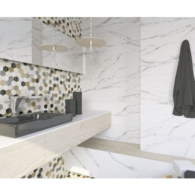 Thalasssa White Marble Effect (6 per Box)