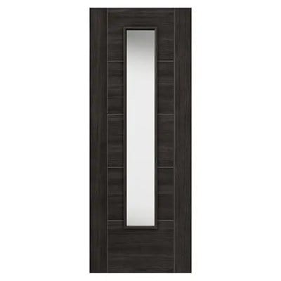 Tigris Cinza Laminate Glazed Internal Door - All Sizes