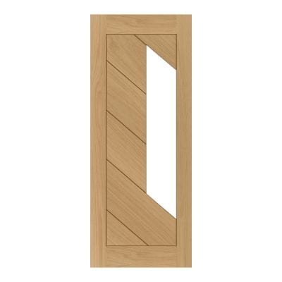 Torino Oak Prefinished Glazed Internal Door - All Sizes