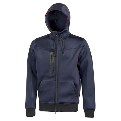 U-Power Tasty Full Zip Fleece Scuba Jersey Hooded Sweatshirt