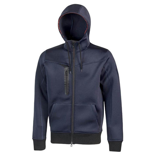 U-Power Tasty Full Zip Fleece Scuba Jersey Hooded Sweatshirt