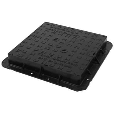 Double Triangle Ductile Iron Manhole Cover 675 x 675 x 100mm Carriageway