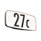 Outdoor 230V Sheera Dusk Sensor LED House Number Light - All Colours