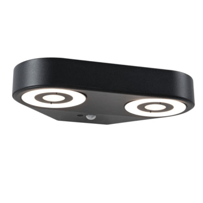 Outdoor 230V Silma Motion Detector LED Exterior Wall Light - All Colours