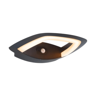 Outdoor 230V Akena Motion Detector Insect Friendly LED Exterior Wall Light
