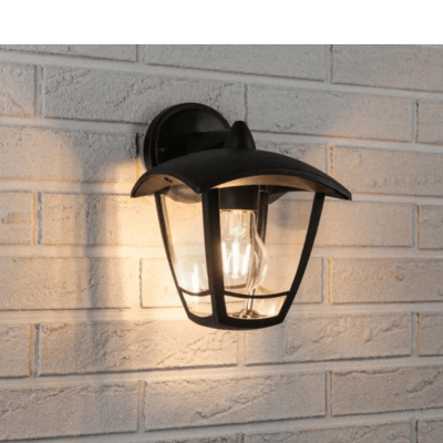Outdoor 230V Classic Curved Exterior Wall Light