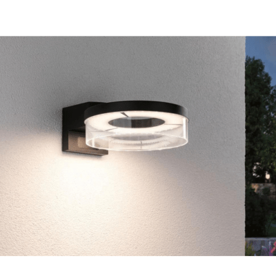 Outdoor 230V Capera Motion Detector LED Exterior Wall Light - Anthracite