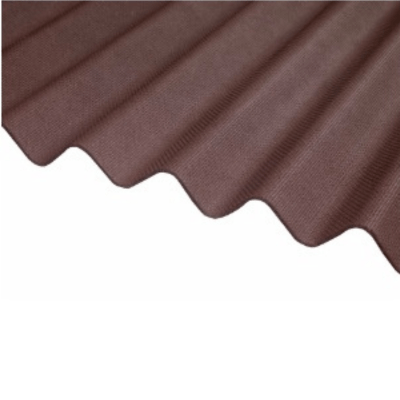 Corrugated Bitumen Roof Sheet Brown 2m x 930mm x 2.2mm
