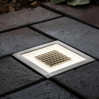 Outdoor Floor Recessed Light IP67 LED Cube 1x0.24W 100 x 100mm
