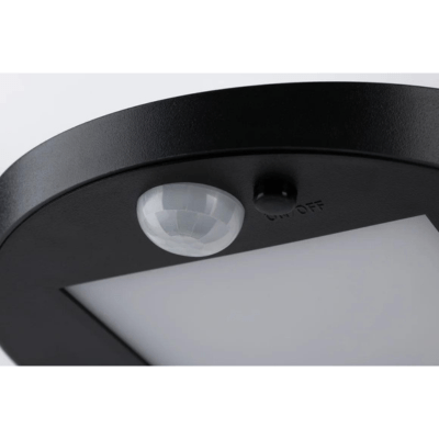 Outdoor Solar Bollard Ryse IP44 3000K 100lm Motion Sensor