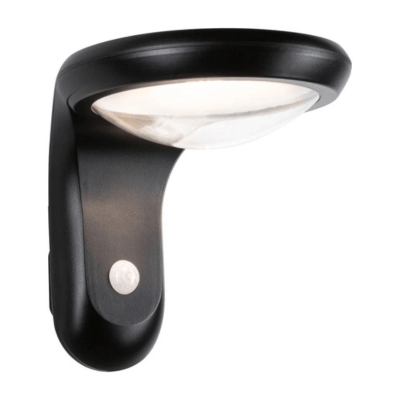 Outdoor Solar Wall Light PIR IP44 3000K