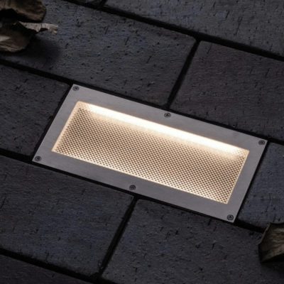 Outdoor Solar IGL Aron IP67 3000K Metal Motion Sensor 10/80lm 20 x 10cm