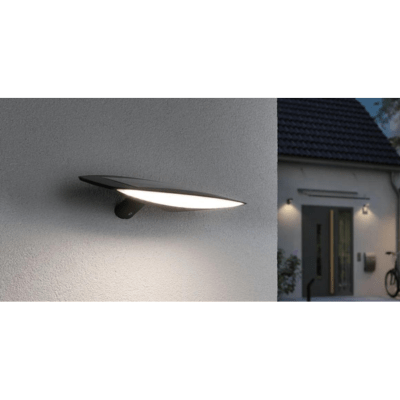 Outdoor Solar Wall Luminaire Kiran IP44 3000K 600lm Motion Sensor