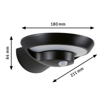 Outdoor Solar Borola PIR IP44 3000K