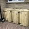 Churnet Valley Deluxe Triple Bin Store