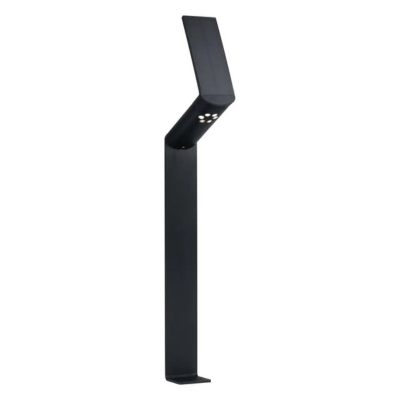 Outdoor Solar Bollard Light Ilias IP44 3000K 100lm Motion Sensor