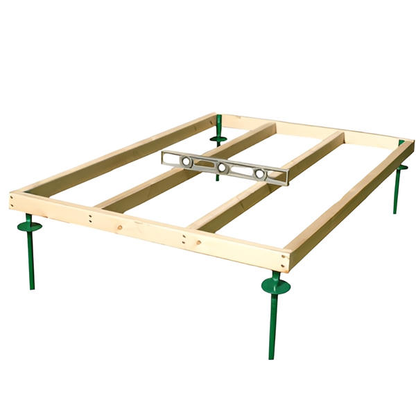 Pressure Treated Shed Base inc Ground Spikes - All Sizes