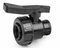 Full Flow Single Union Ball Valve PP 1.5" BSPF
