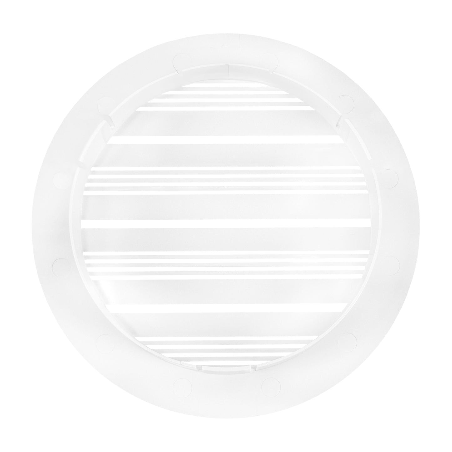 Through Wall Ventilation Kit Round Bella Vent with White External Vent