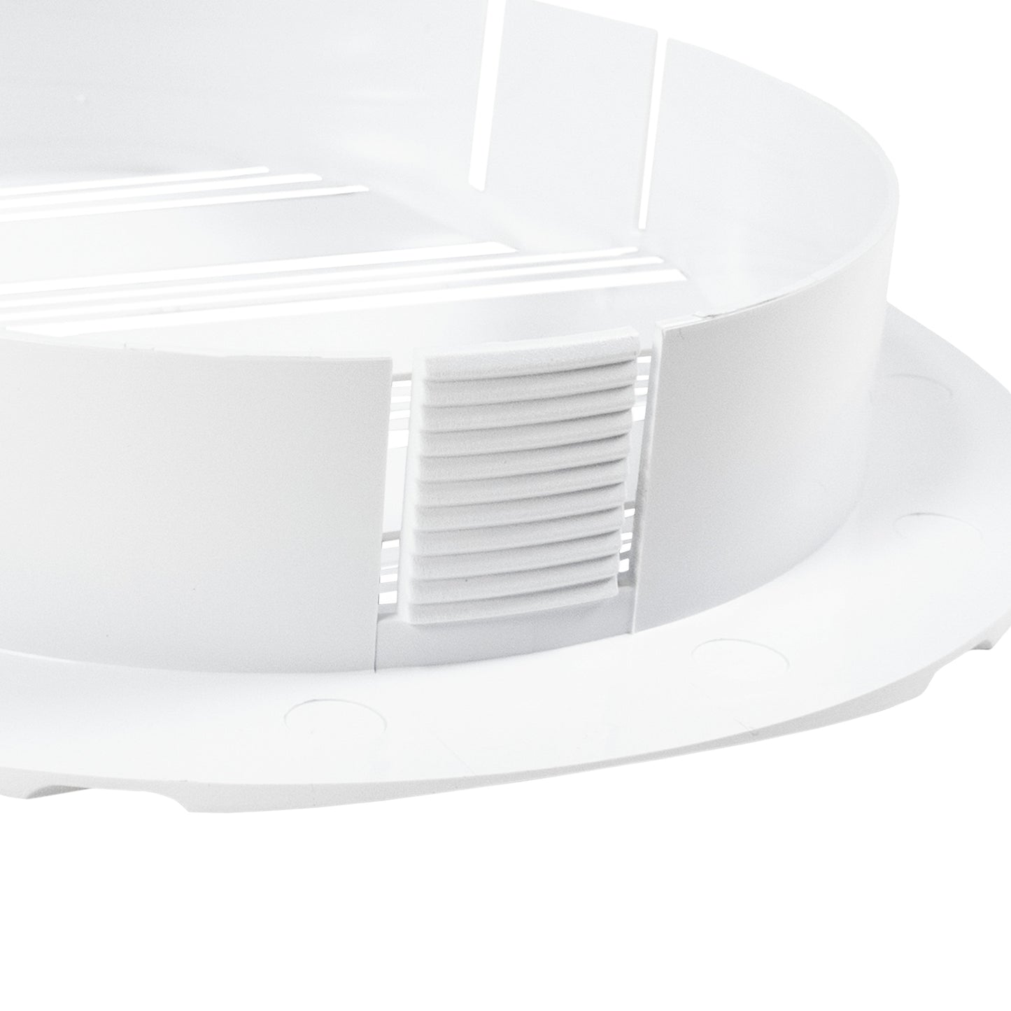 Through Wall Ventilation Kit Round Bella Vent with White External Vent