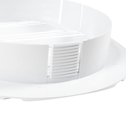 Through Wall Ventilation Kit Round Bella Vent with White External Vent