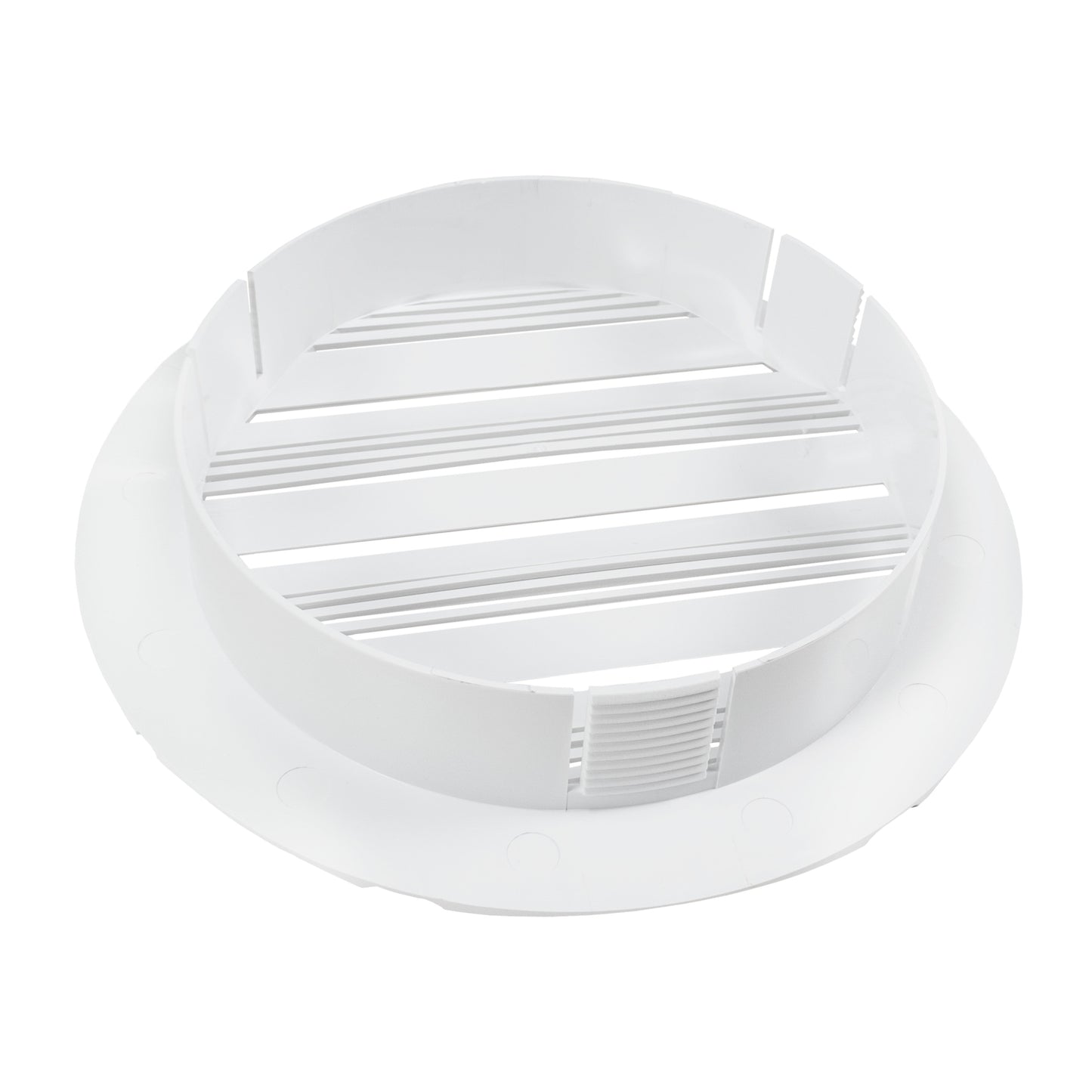 Louvre Vent Round Bella 125mm White