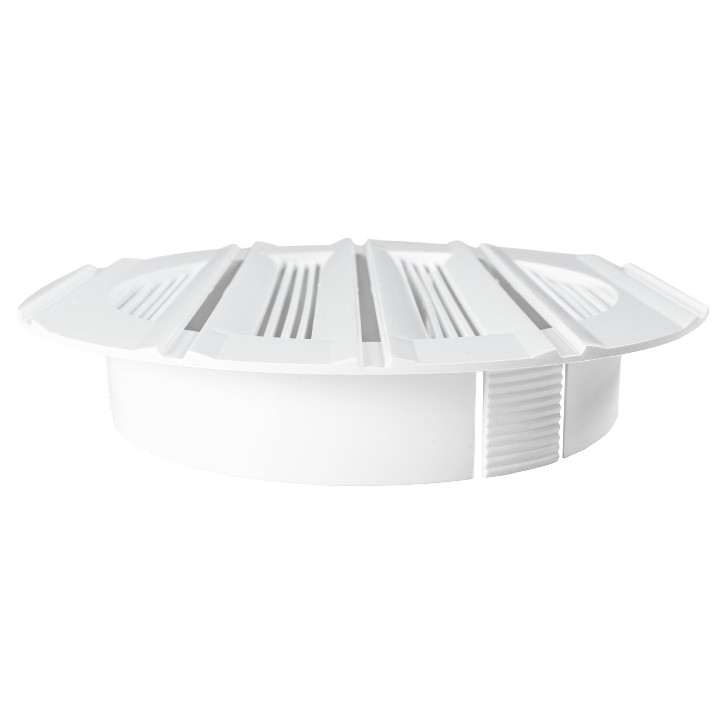 Louvre Vent Round Bella 125mm White