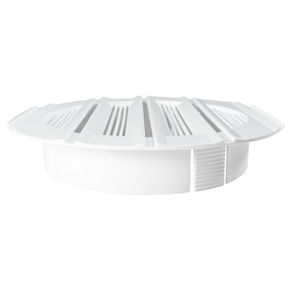 Louvre Vent Round Bella 125mm White