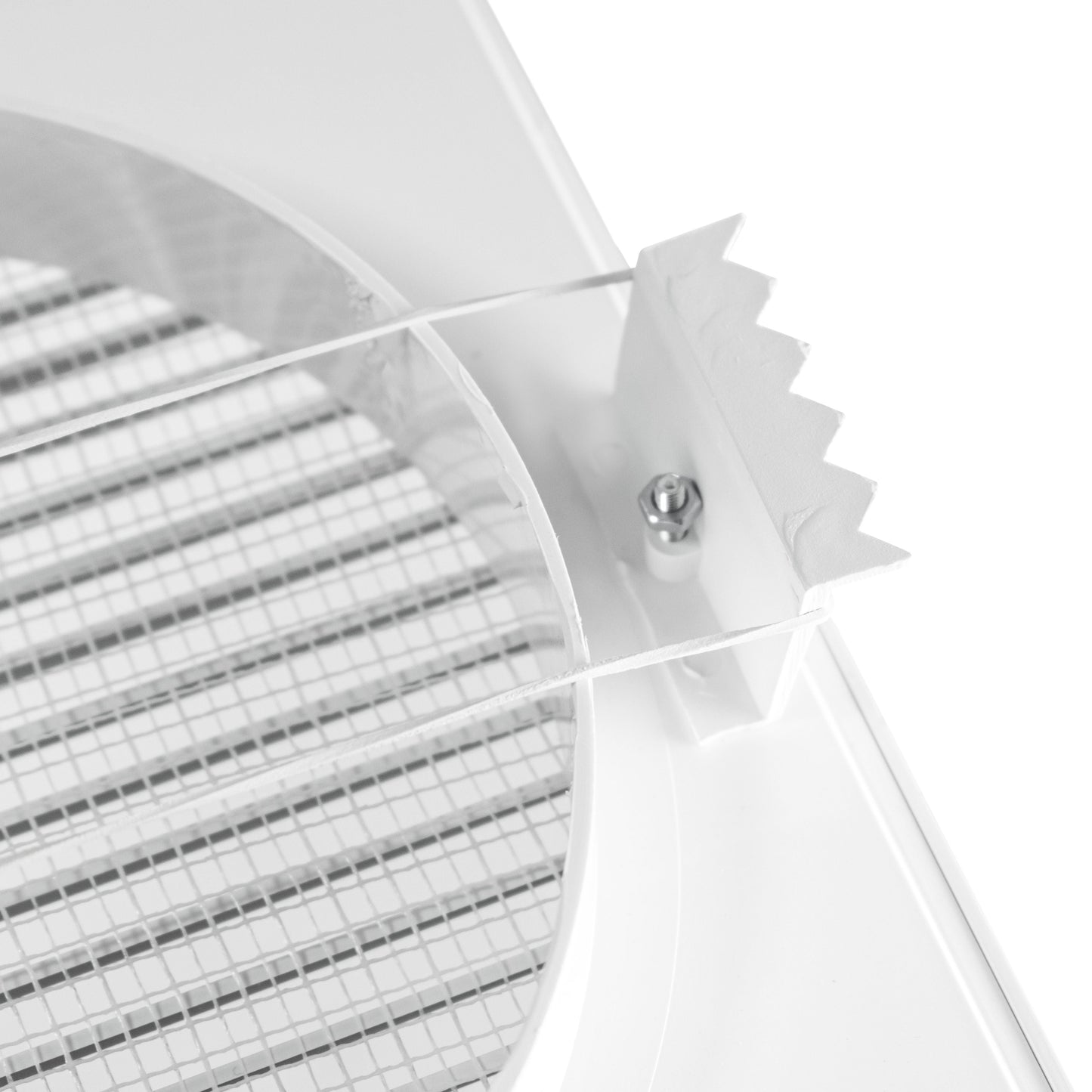 Through Wall Ventilation Kit DL0163 Louvre Vent with White External Vent