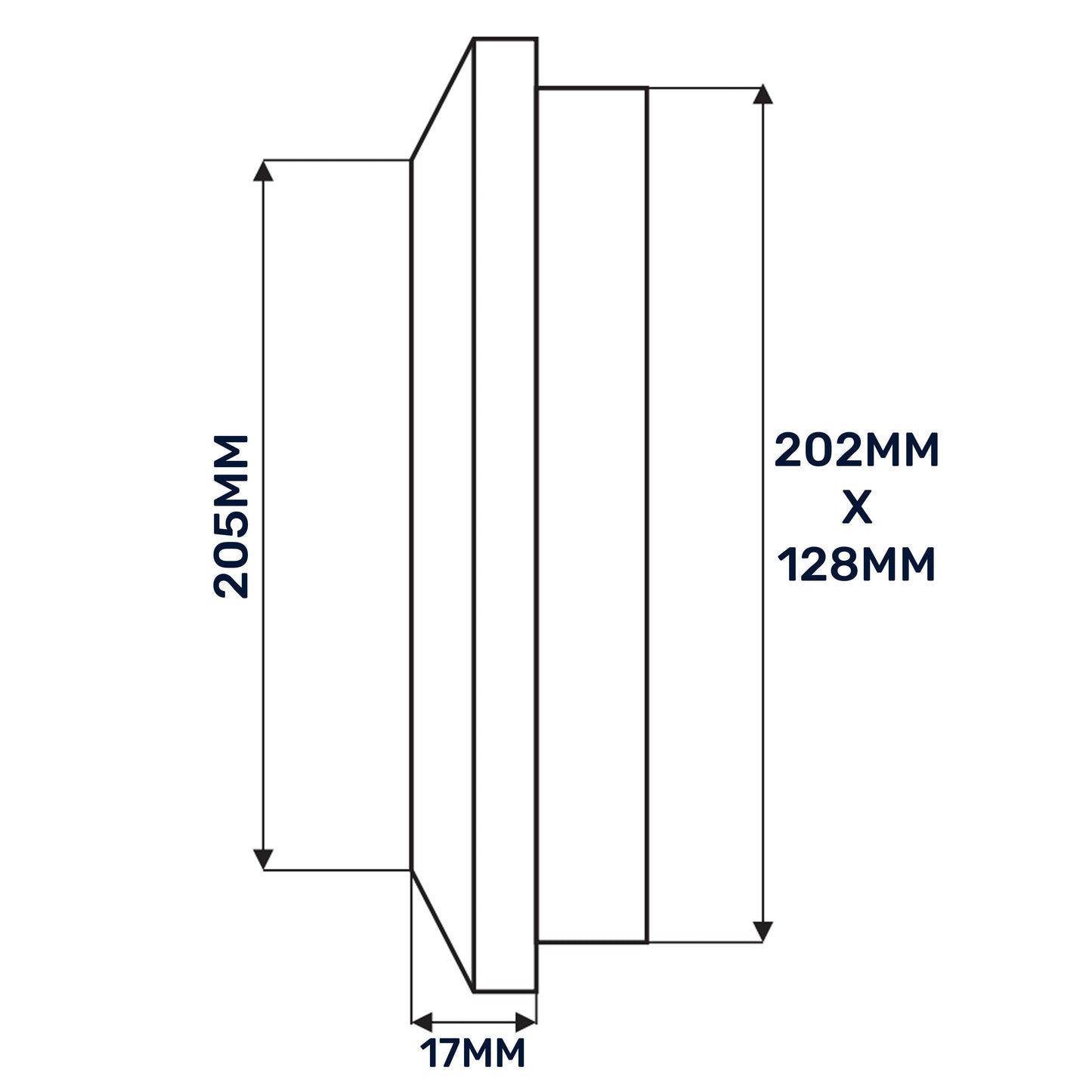 Louvre Vent Graphite Duo Smart 140/210 140mm X 210mm With Fly Mesh