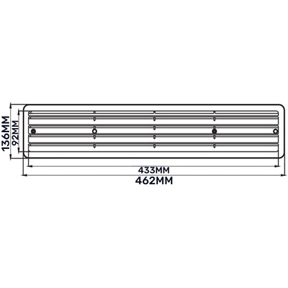 Door Louvre Vent KD 90mm—445mm