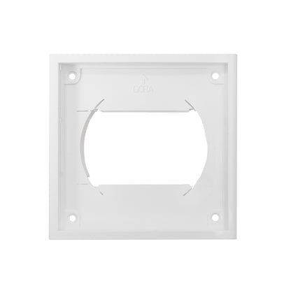 Through Wall Ventilation Kit Louvre Vent VC-KR0153 with White External Vent