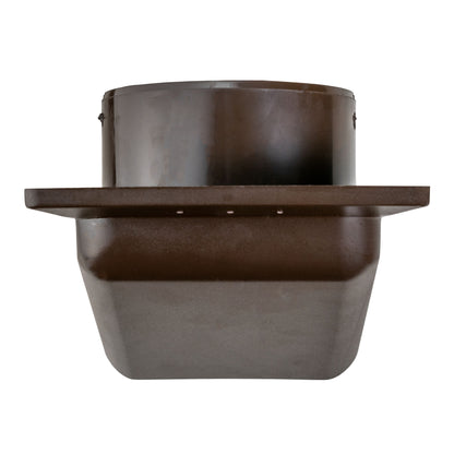 Through Wall Ventilation Kit RICO Timer and Humidistat Fan with Brown External Vent
