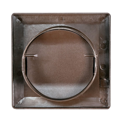 Through Wall Ventilation Kit RICO Timer Switch Fan with Brown External Vent
