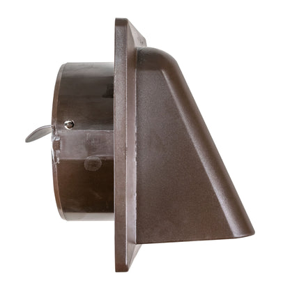 Through Wall Ventilation Kit RICO Standard Fan with Brown External Vent