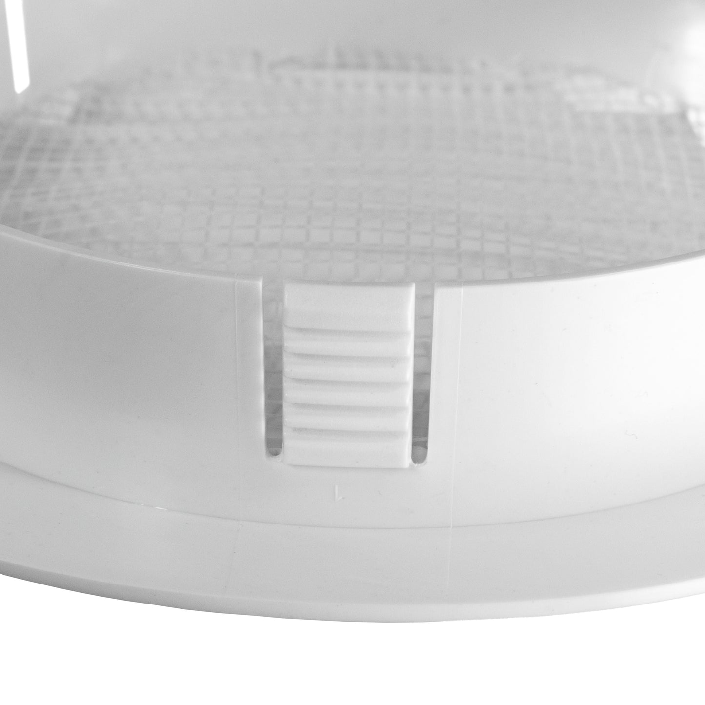 Through Wall Ventilation Kit Round Louvre Vent VC-KRO0184 with Graphite External Vent