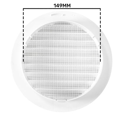 Louvre Vent KRO 150 With Fly Mesh