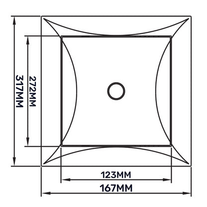 Access Panel Door PP, White 150mm x 300mm
