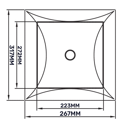 Access Panel Door PP, White 250mm x 300mm