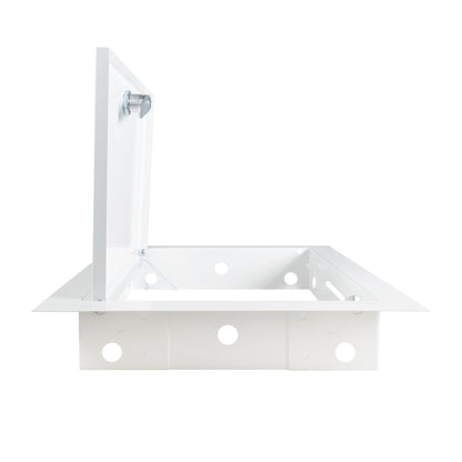 Access Panel Door Metal With Lock, White 200mm x 250mm