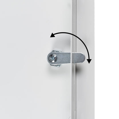 Access Panel Door Metal With Lock, White 250mm x 300mm