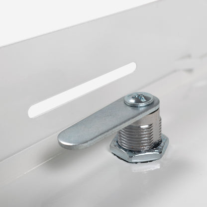 Access Panel Door Metal With Lock, White 200mm x 200mm