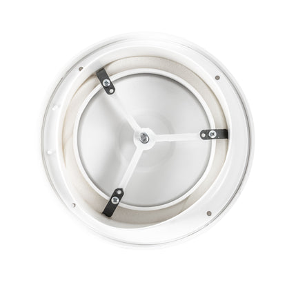 White ABS Extract Ceiling Valve 125mm